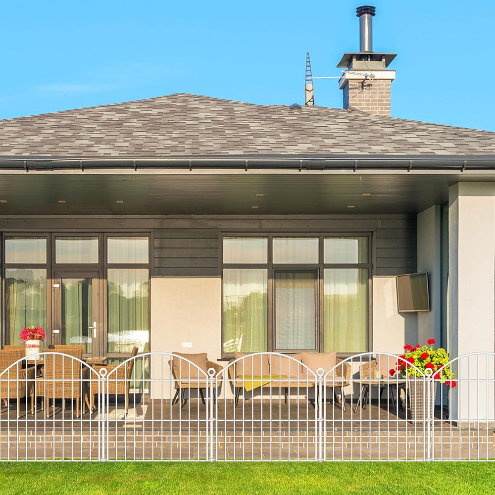 Decorative Garden Fence, 24in (H) x 20ft(L) No Dig Fence