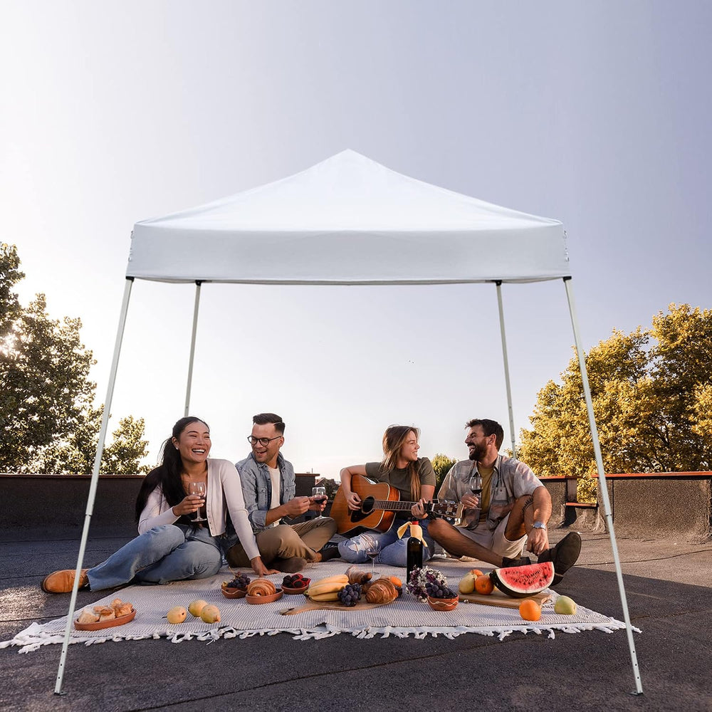 Outvita Outdoor Canopy 7.8x7.8' Pop Up Commercial Instant Gazebo Tent White