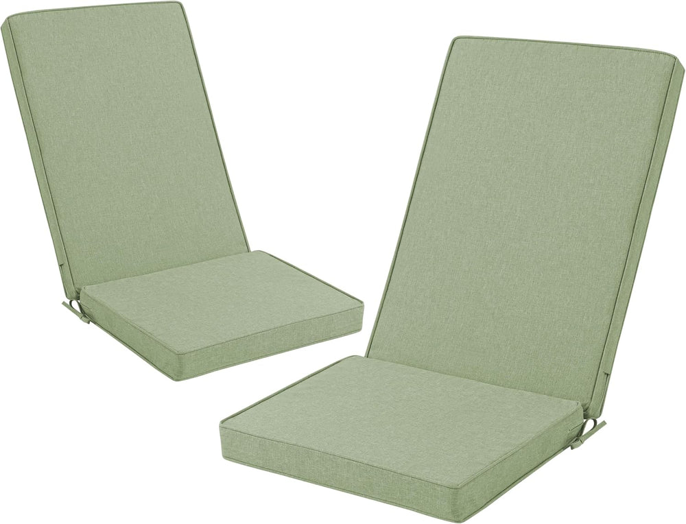Adirondack Chair Cushions Set of 2 - Removable Covers, Water-Repellent & ...
