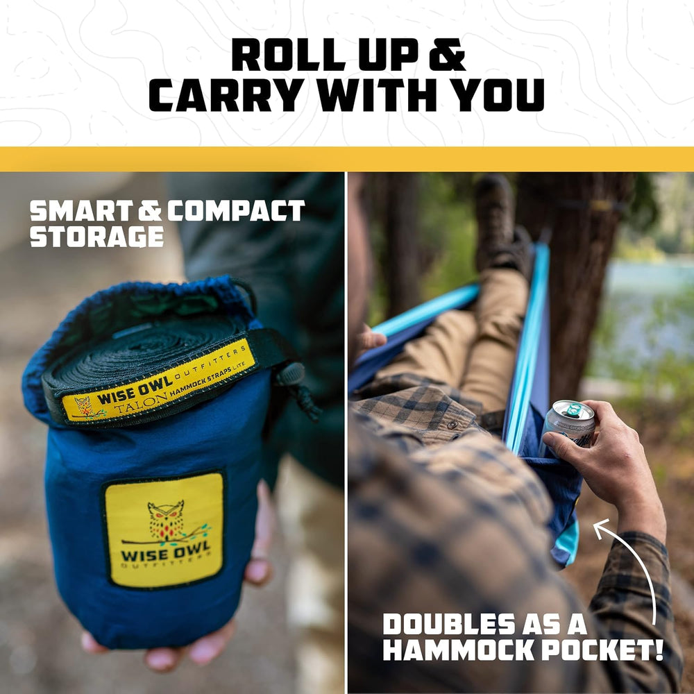 Wise Owl Outfitters Camping Hammocks - Portable Hammock for Outdoor, Indoor, ...