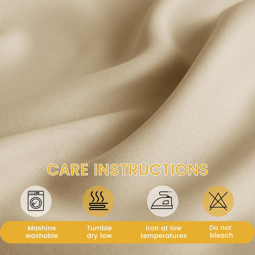 RYB HOME 2 Panels Fade Resistant Outdoor Curtains for Waterproof Blackout