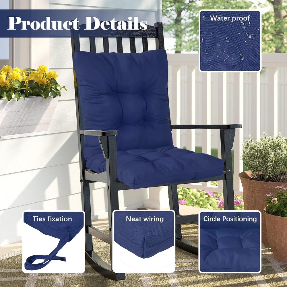 Outdoor Wicker Chair Cushions For Patio Graden Furniture Floral Cushion