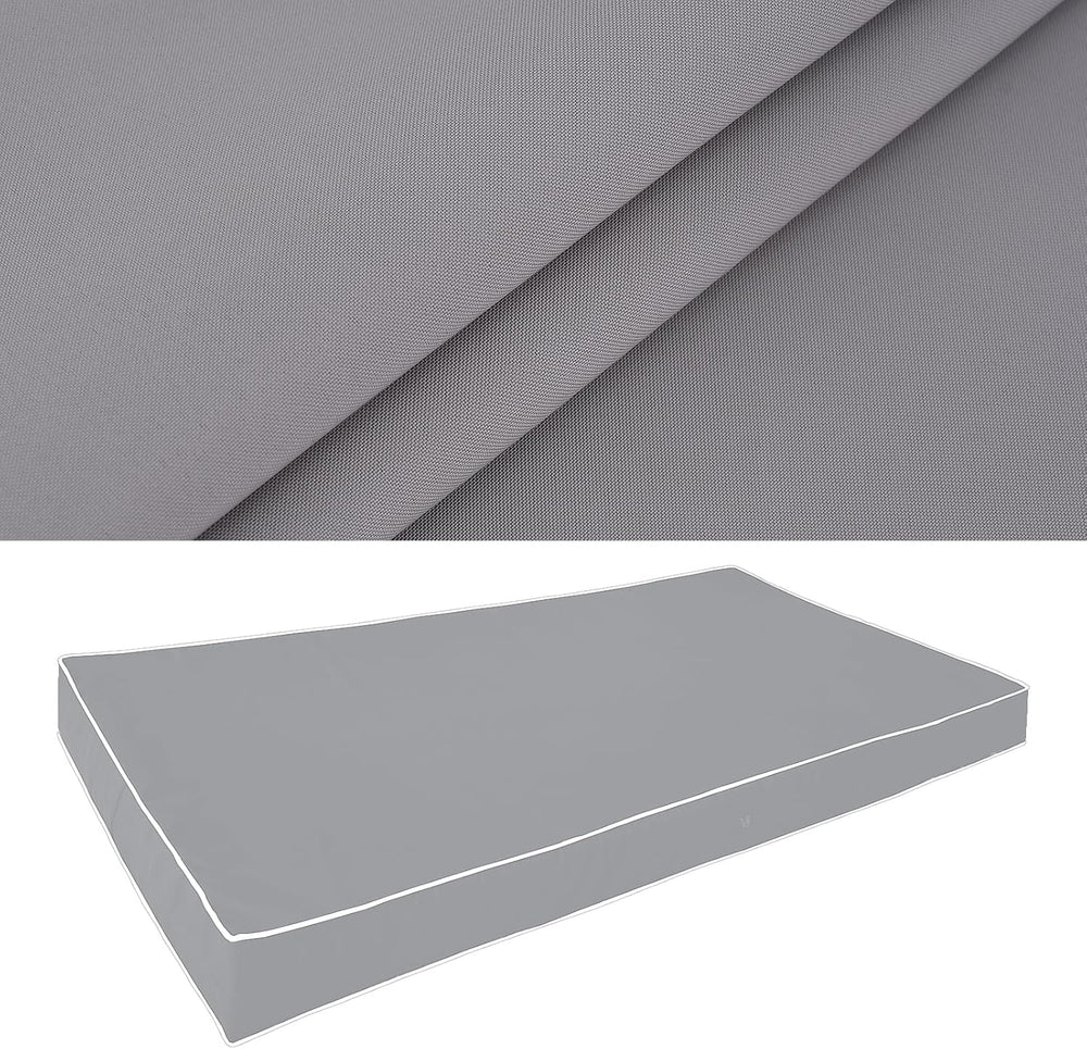 Outdoor Daybed Cushion Cover Twin Size, Porch Swing Bed Mattress Cover with U...
