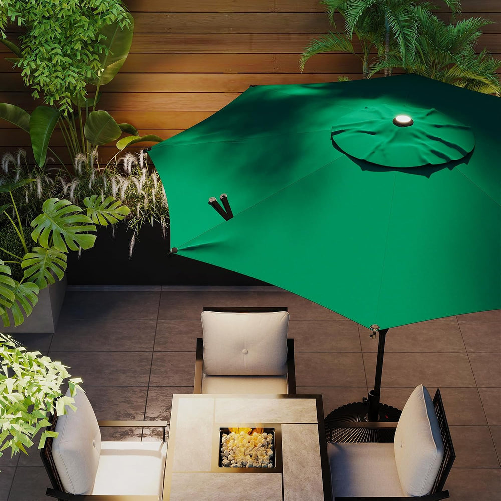 Abba Patio 9FT Lyon Outdoor Patio Umbrella Outdoor Table Umbrella with Push B...
