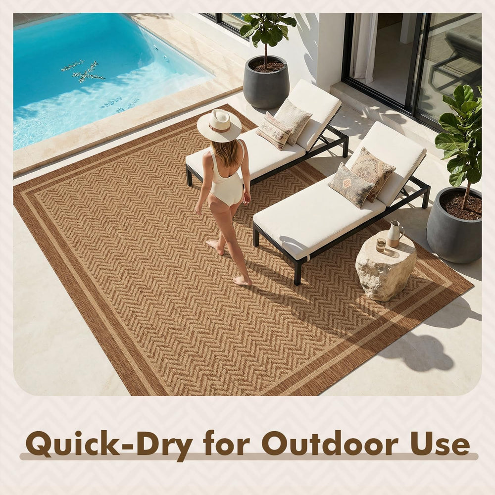 MontVoo-2x6 ft Indoor Outdoor Runner Rugs for Entryway Porch Hallway Kitchen ...