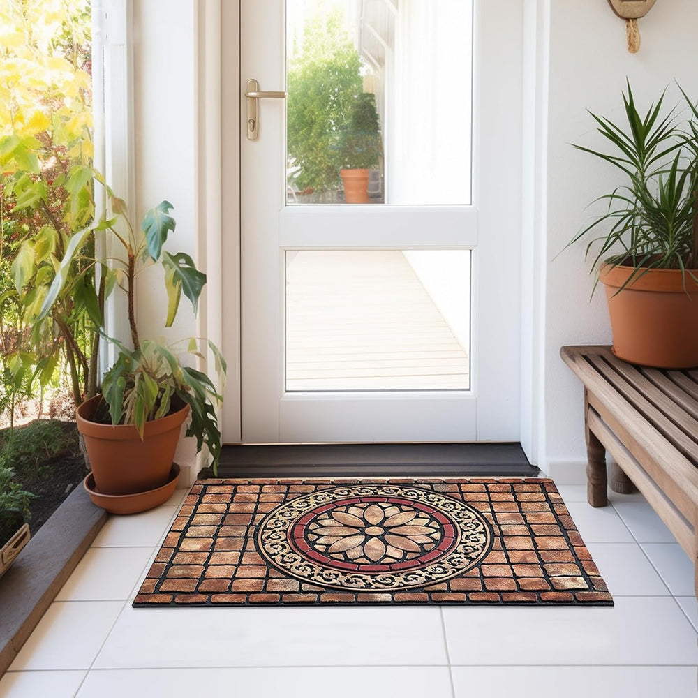 CHICHIC Rectangle Entrance Door Mat Large 24 x 36 Inch High Traffic Area Entr...
