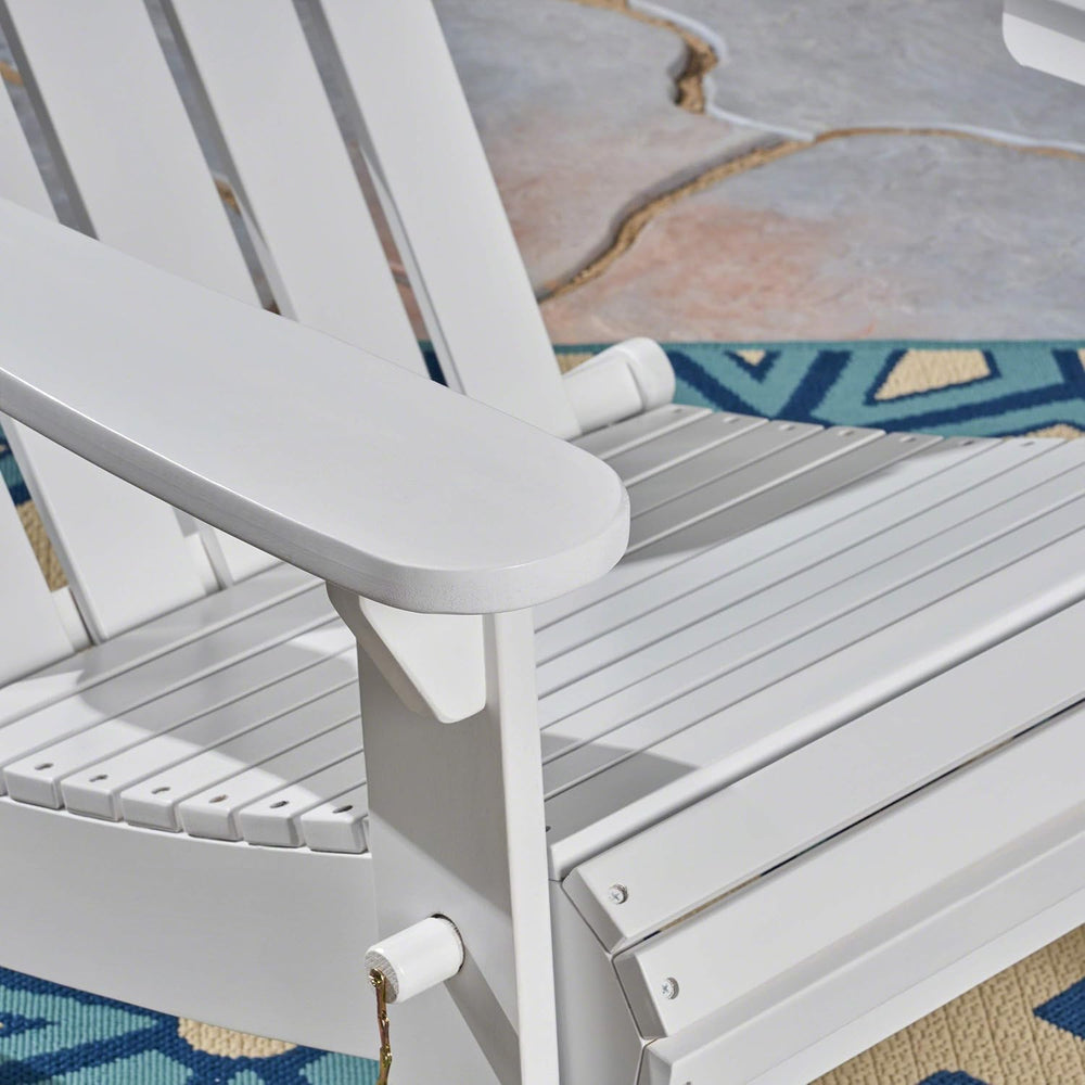Christopher Knight Home Cara Outdoor Foldable Acacia Wood Adirondack Chair, W...