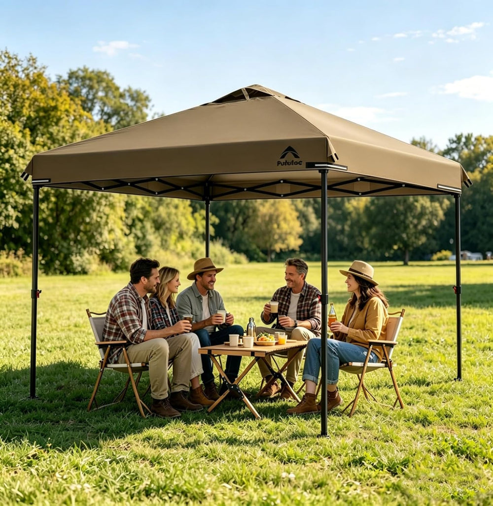 10x10ft Canopy Replacement Top Cover with Air Vent, UV Protected & Waterp...