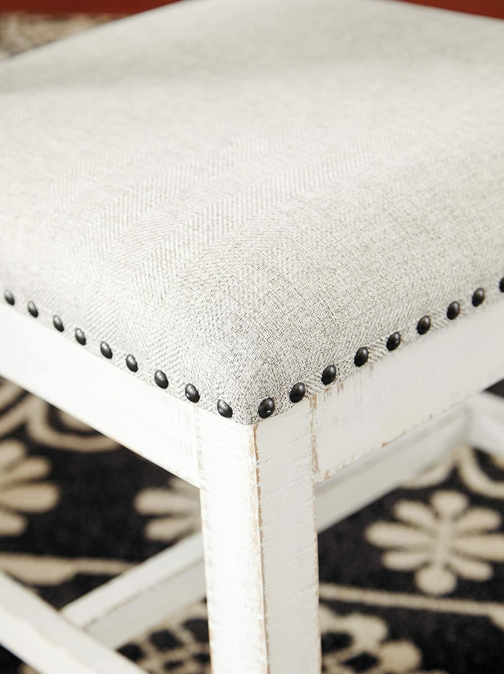 Signature Design by Ashley Valebeck Farmhouse Rectangular Extension Dining Ta...