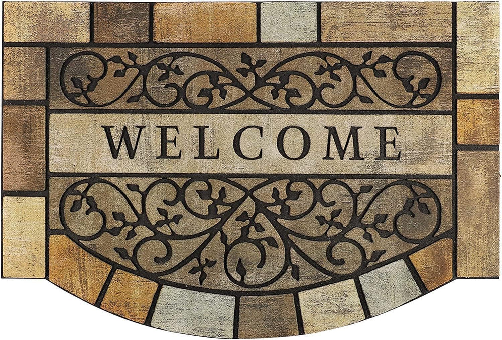 Durable Welcome Door Mats, 24"x36" Heavy-Duty Large Outdoor Mat for...