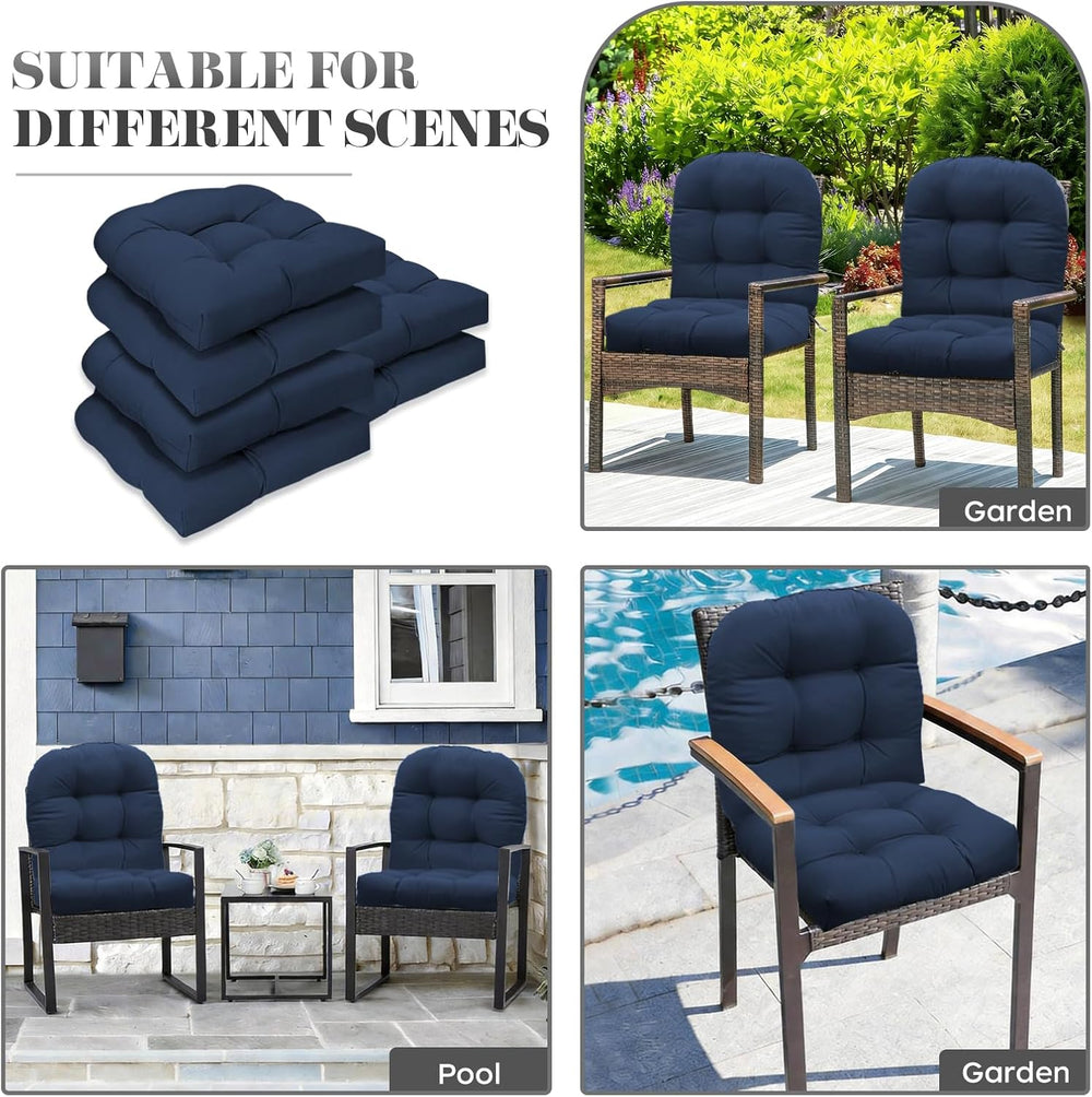 Patio Outdoor Chair Cushions Set of 2 Waterproof 19.5" x 19.5" x5&q...