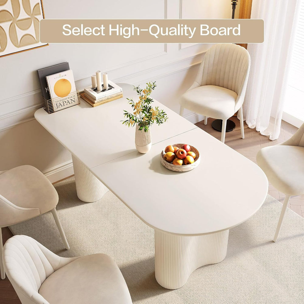 Guyii 62.99" Dining Table Set with 4 Chairs, Modern Kitchen Table Set, I...