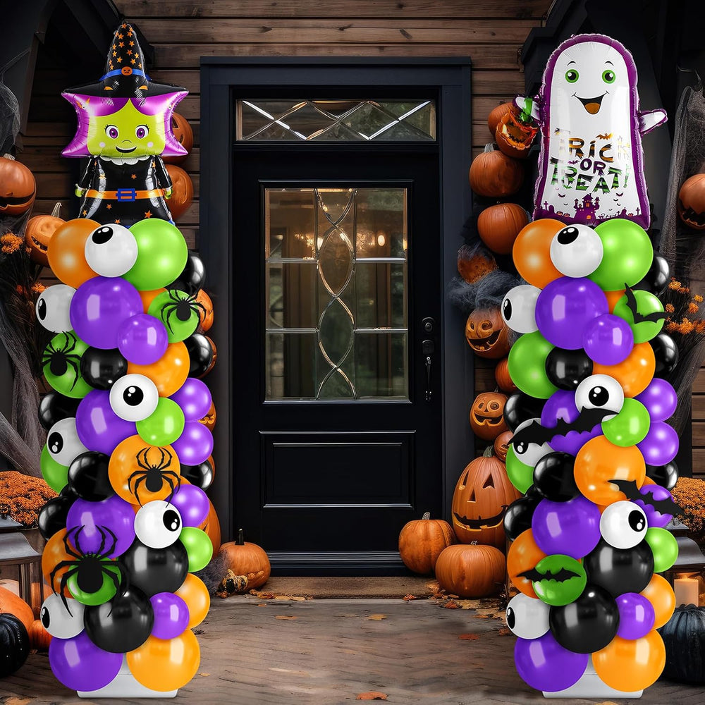 Kasyat 2 Sets Halloween Balloon Column Kit, Witch, Ghost