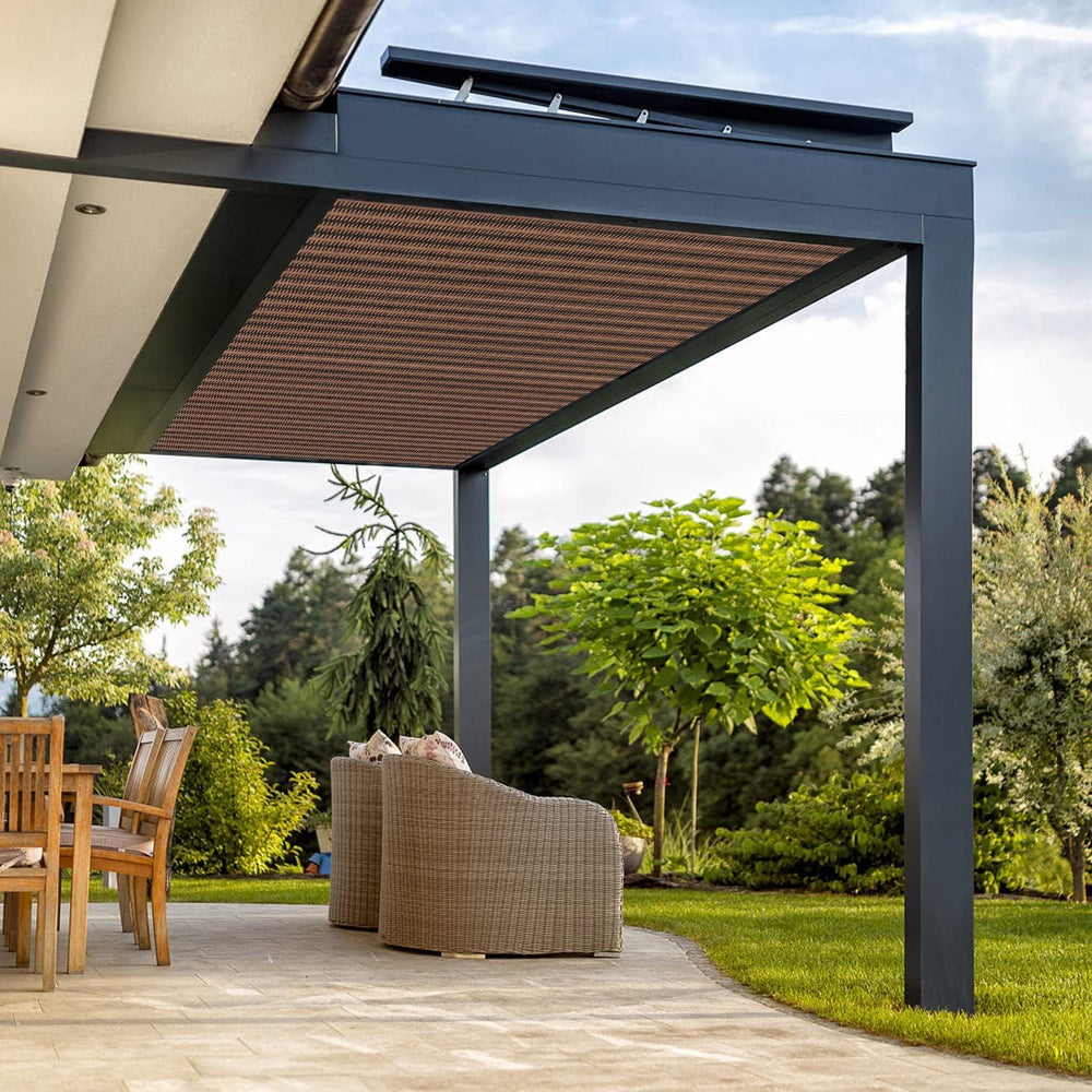 VICLLAX 90% Shade Fabric Sun Shade Cloth Privacy Screen with Grommets for Pat...