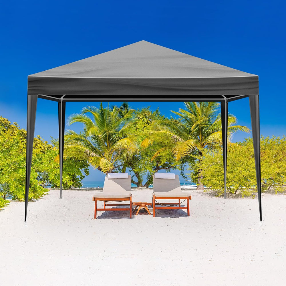 10x10 FT Party Tent, Outdoor Wedding Tents for Parties, Canopy Event Tent wit...