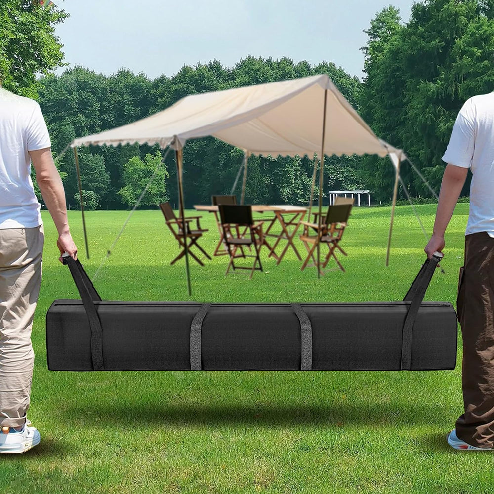 Large Tent Storage Bag - 83" L x 12" W - 600D High-Density Fabri Te...