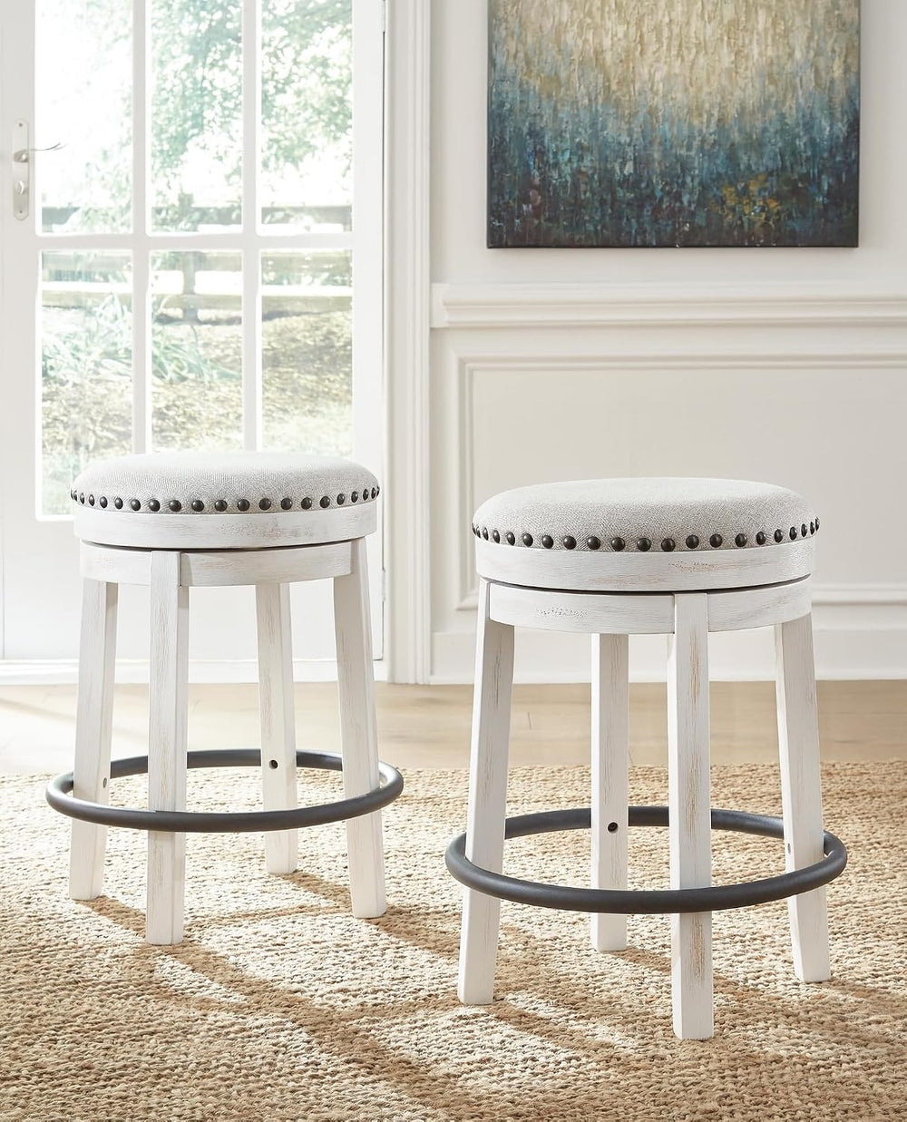 Signature Design by Ashley Valebeck 24 Inch Counter Height Stool