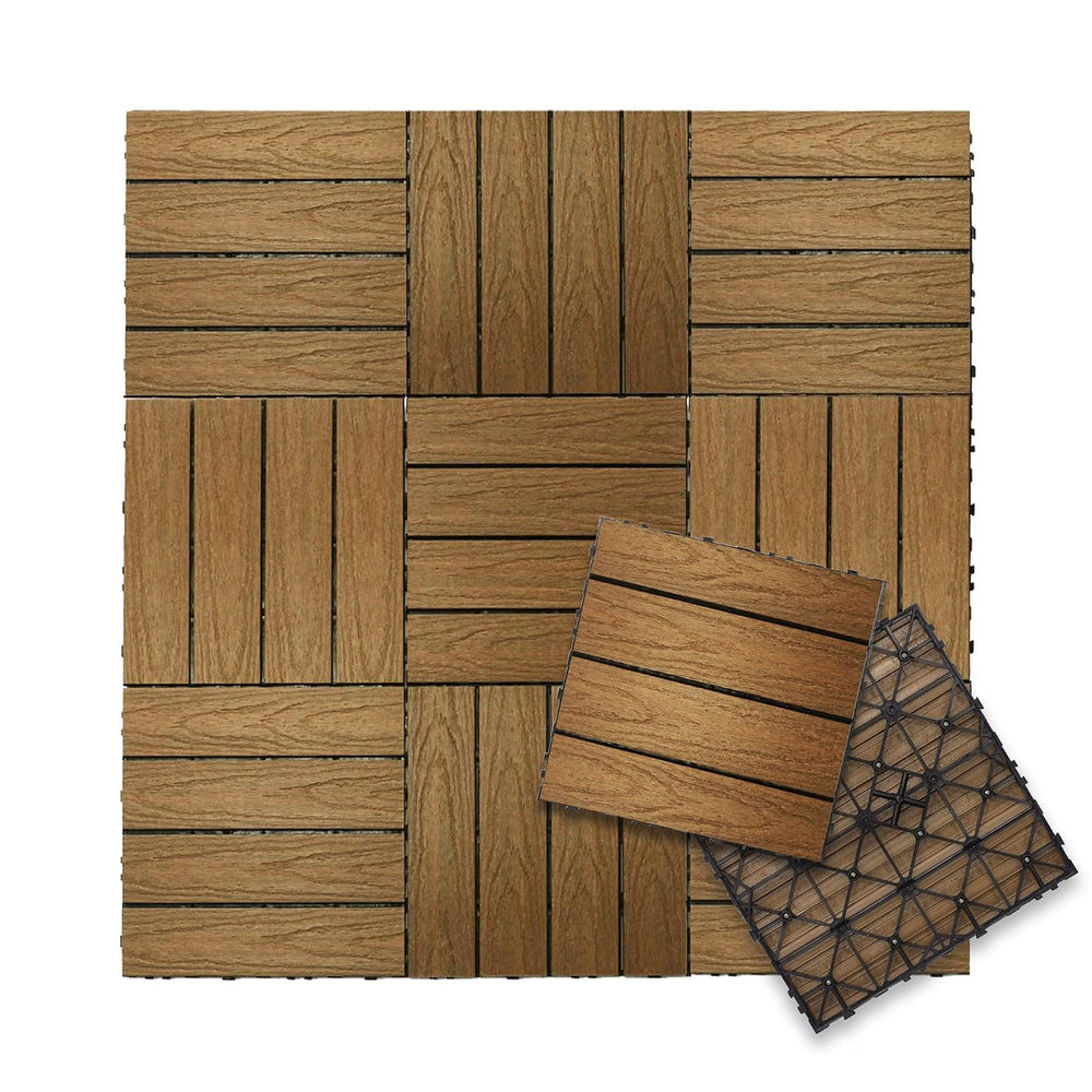NewTechWood UltraShield Naturale 1 ft. x 1 ft. Composite Deck Tiles