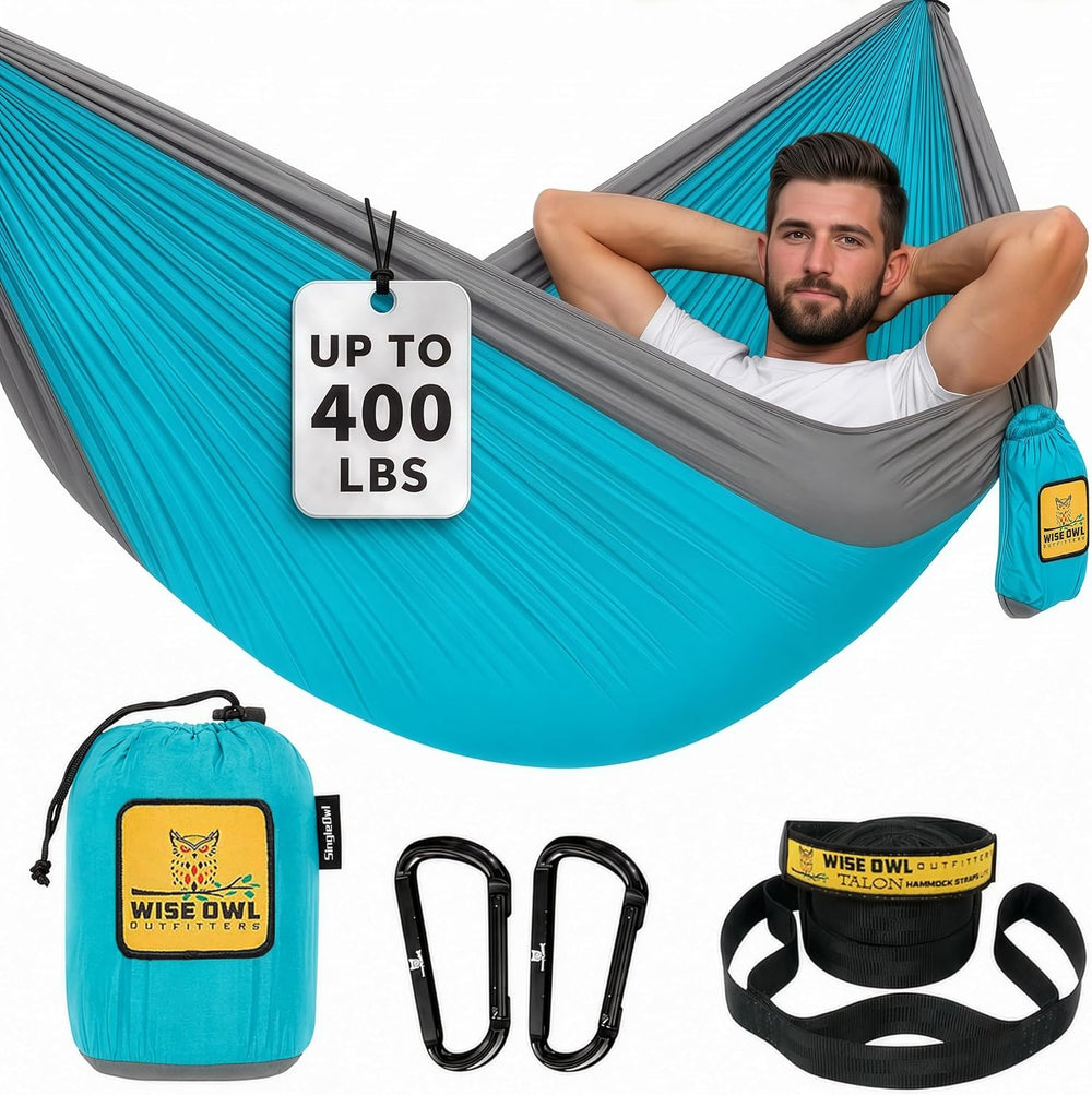 Wise Owl Outfitters Hammock for Camping Single Hammocks Gear for The Outdoors...