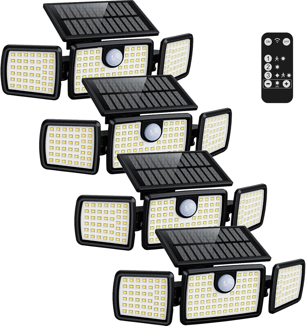 MIHANI Solar Lights Outdoor, Quick Charge Solar Motion Deck Lights Outdoor fo...