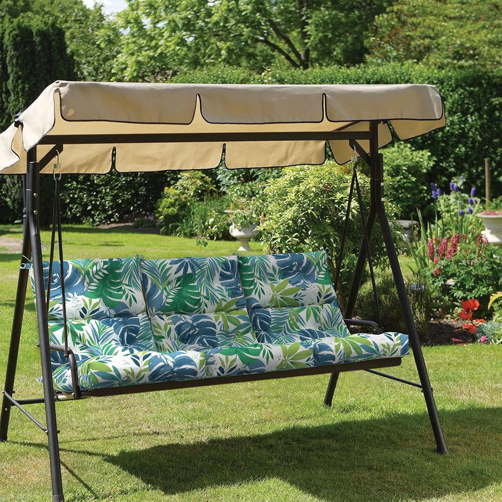 Outdoor High Back Patio Chair Cushions, Tufted Rocking Chair Cushions, Adiron...