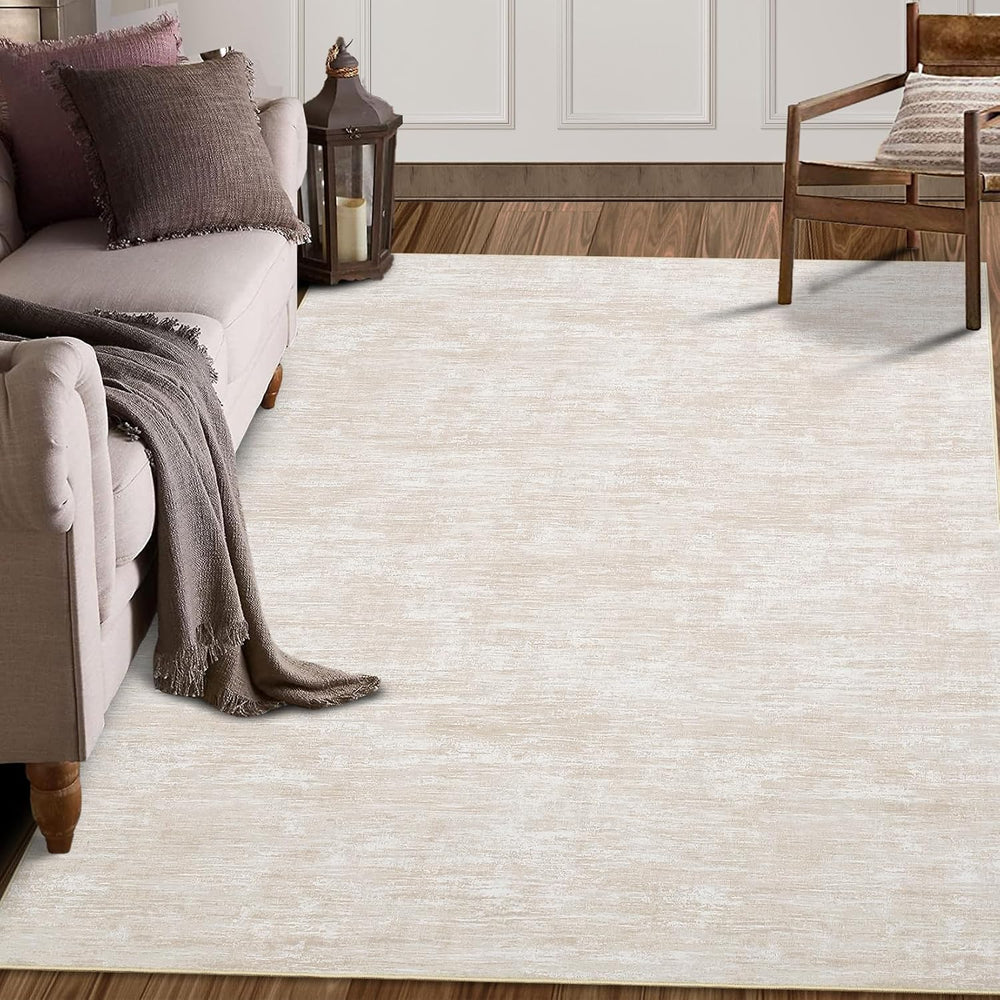 RUGSREAL Washable Rug 10x13 for Living Room Modern Abstract Area Rug Non-Slip...