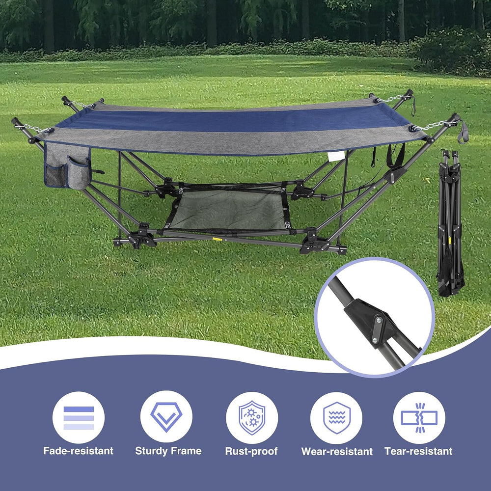 RedSwing Portable Folding Hammock with Stand,Foldable Camping Hammock with Re...