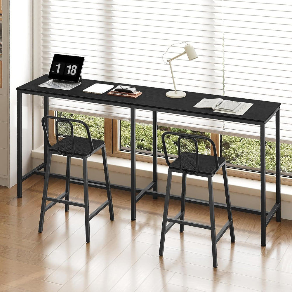 YATINEY 70.8" Long Bar Table, Counter Bar Height Table, High Top Table, ...
