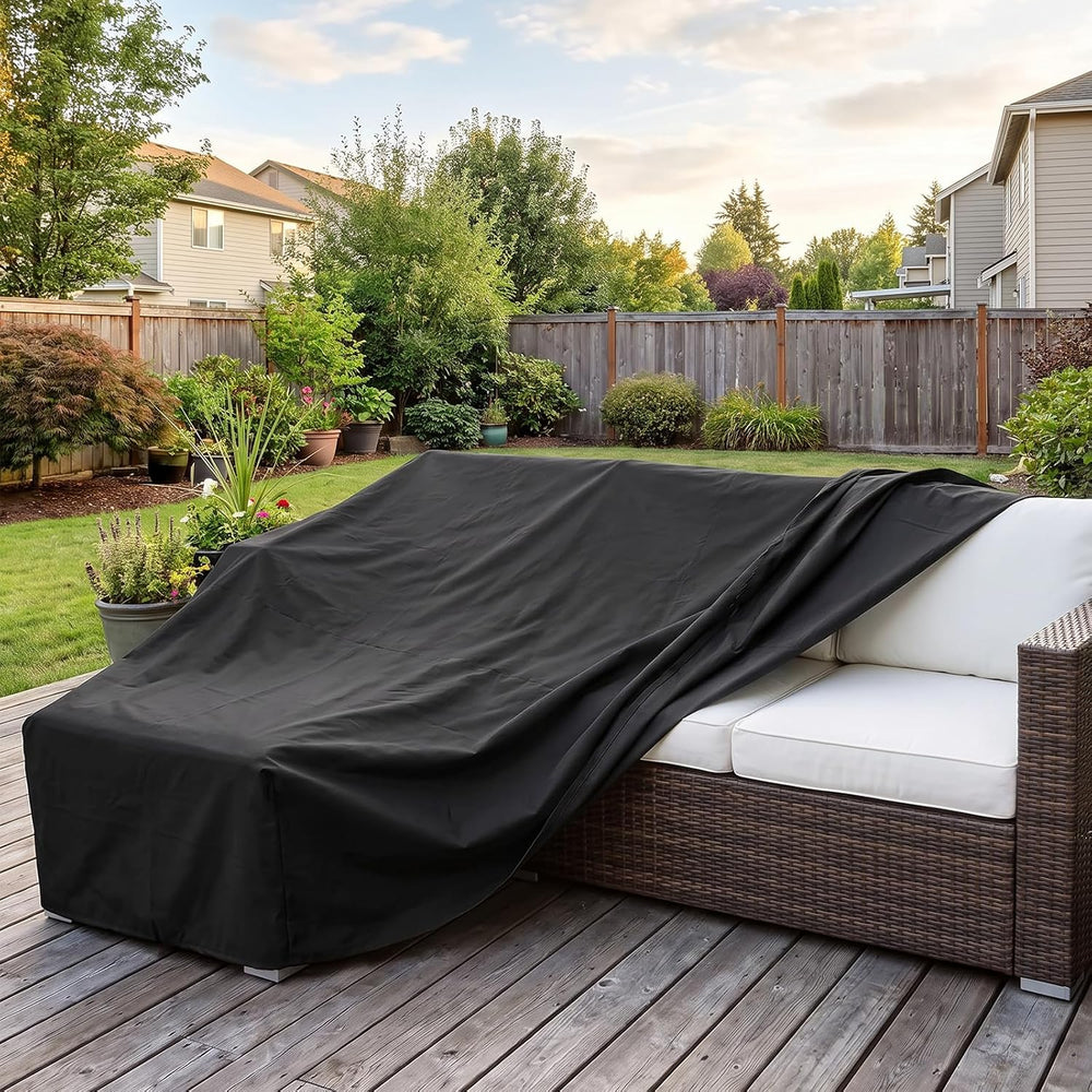 SheeChung Patio Furniture Cover Rectangular 110"L x 84"W x 28"...