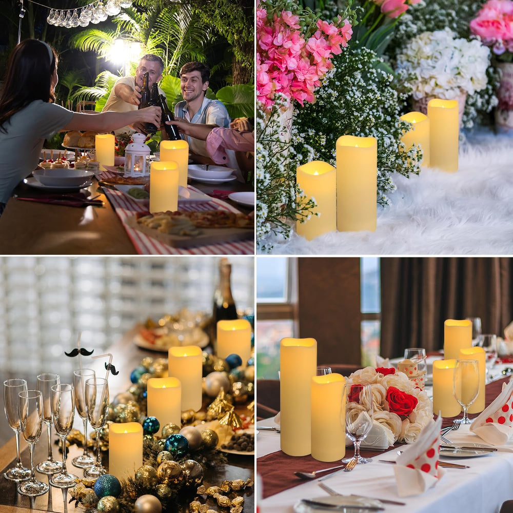 36 Pack Waterproof Flameless LED Candles - Outdoor Battery Operated Candles w...