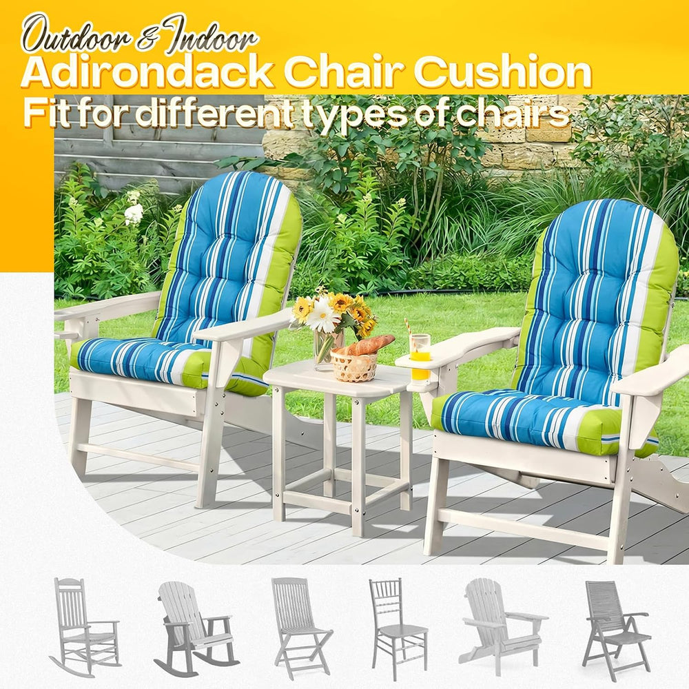 MAGIC ELEPHANT Adirondack Chair Cushion, Memory Foam Outdoor Chair Cushion, W...