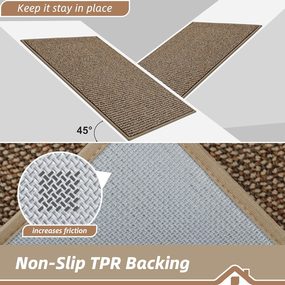 BEQHAUSE Dirt Trapper Door Mat 36" x 60", Non-Slip Washable Doormat...