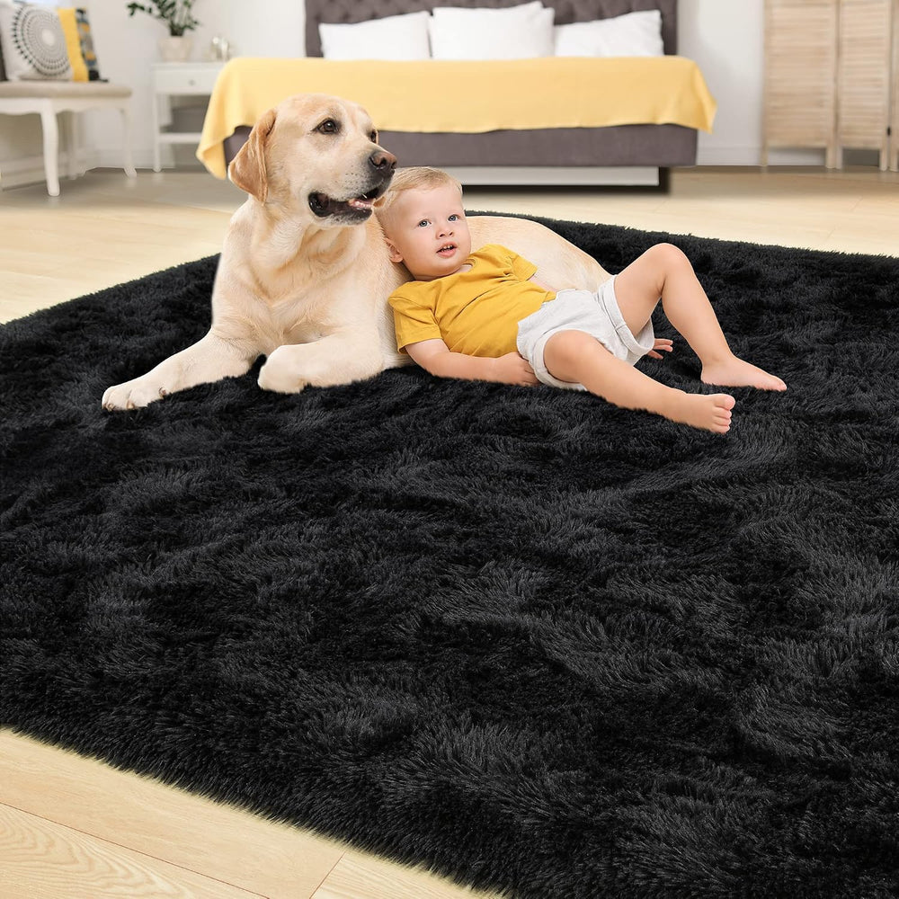 Tepook Area Rugs 9x12 for Living Room, Super Soft Fluffy Rugs for Bedroom