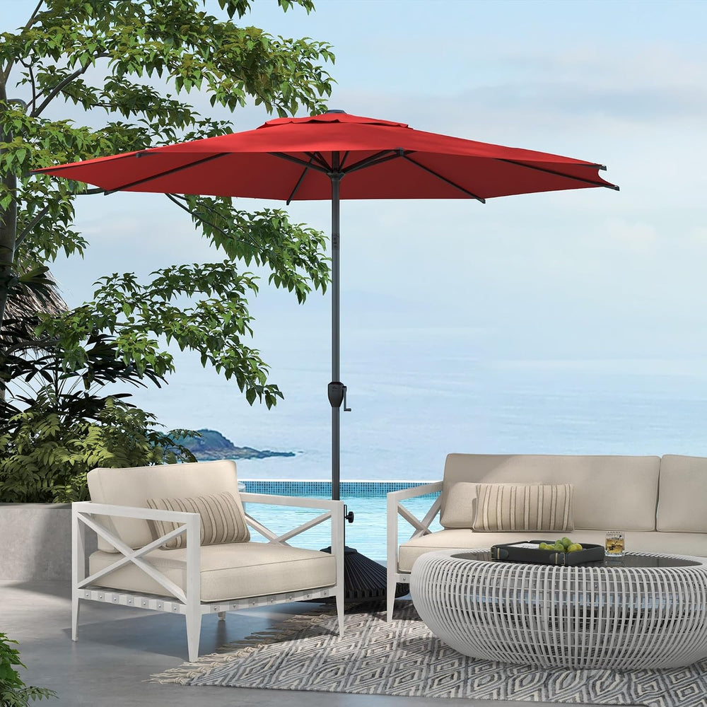 Abba Patio 9FT Lyon Outdoor Patio Umbrella Outdoor Table Umbrella with Push B...