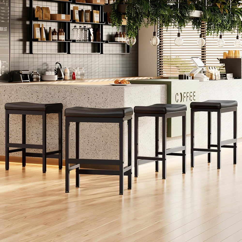 RALGEND Bar Stools Set of 2, Counter Height Stools, Kitchen Stools