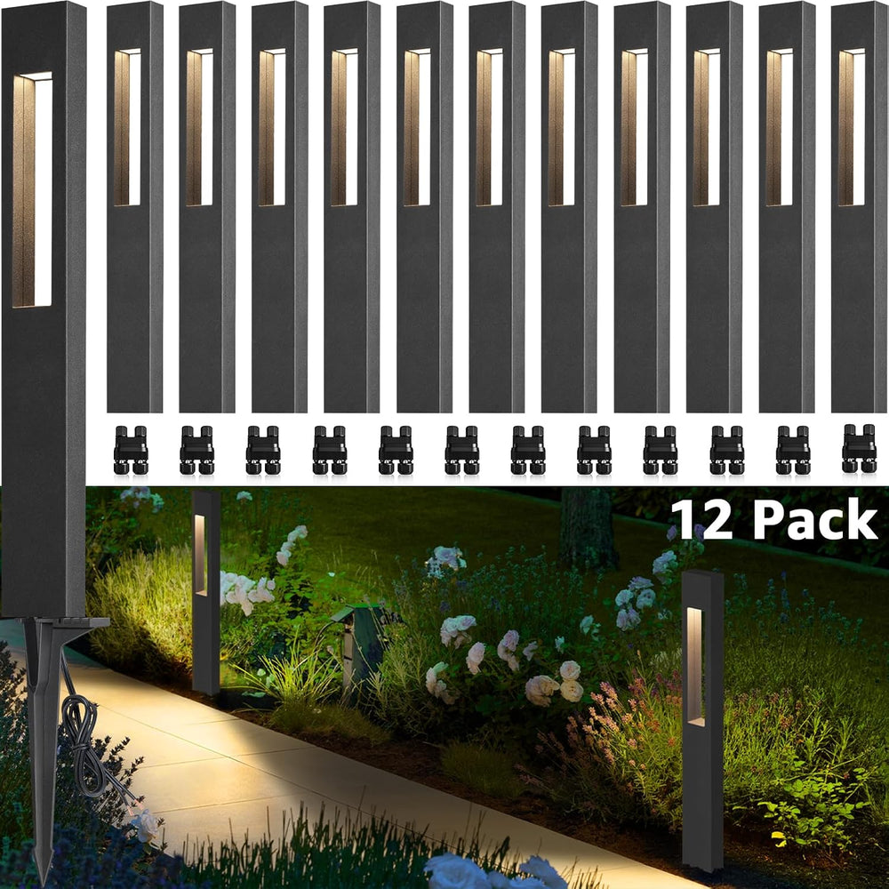 SUNVIE LED Low Voltage Landscape Lights 3W Pathway Lights Low Voltage 12-24V ...