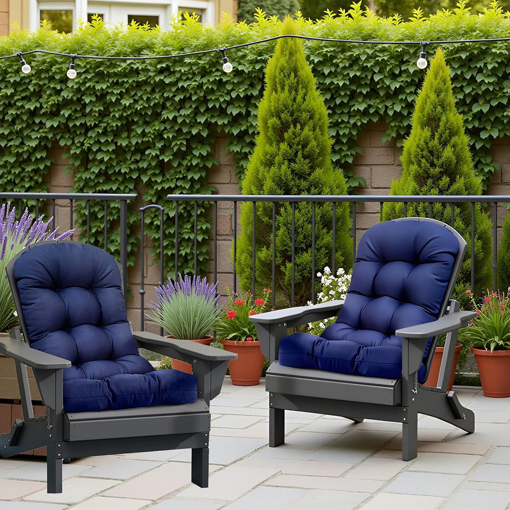 Outdoor Rocking Chair Cushions Set of 2 Floral