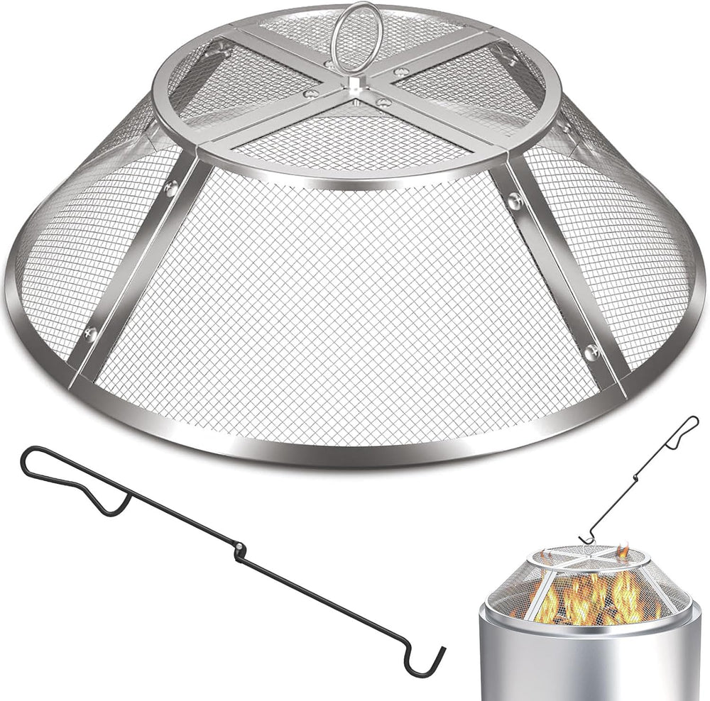 Fire Pit Spark Screen for Solo Stove Bonfire, 19.5 Inch