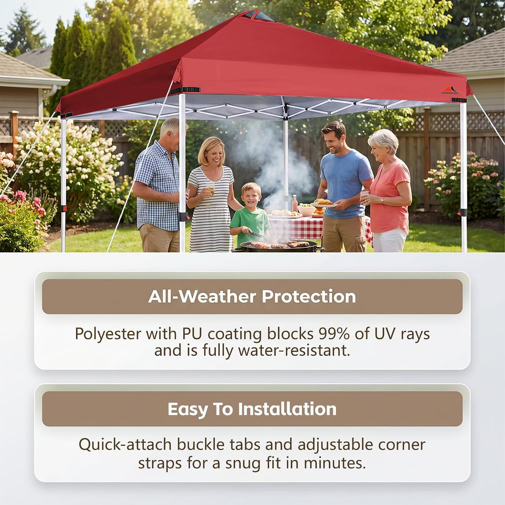SCOCANOPY Replacement Top with Air Vent for 12x12 Canopy Frame, Canopy Cover ...