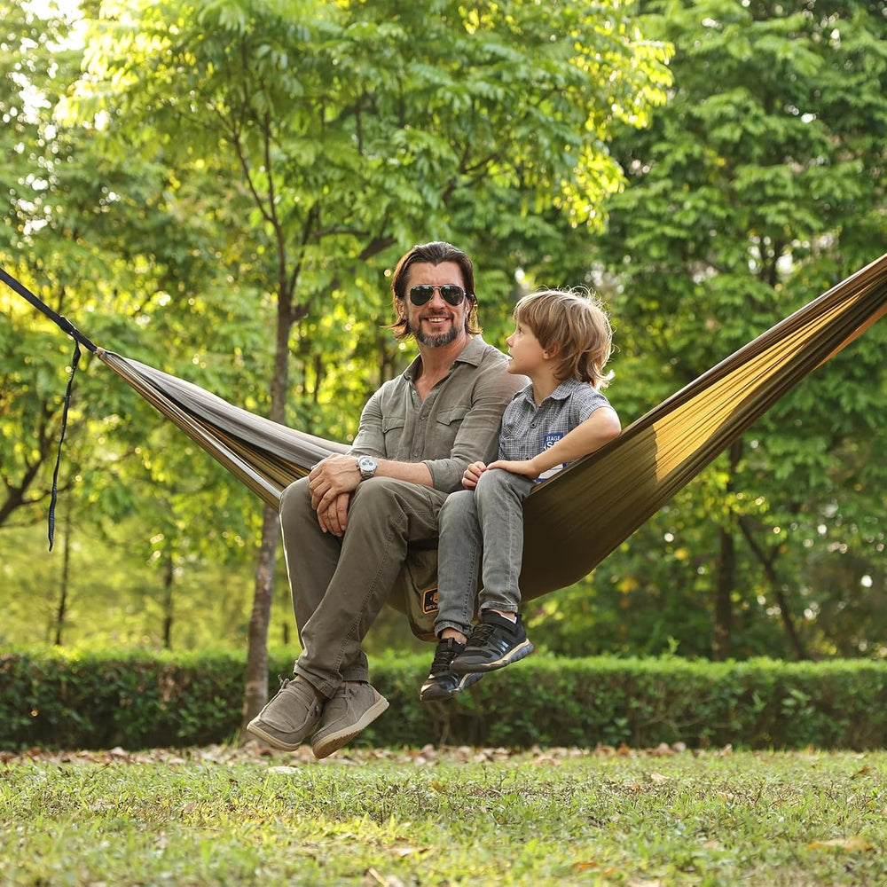 Camping Hammock, Portable Hammocks with Mosquito Net,Lightweight Nylon Parach...