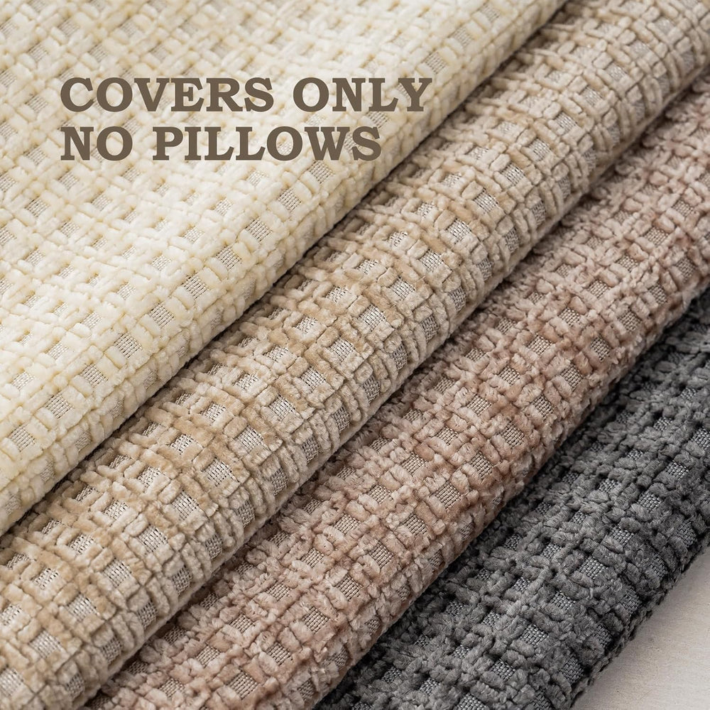 Pack of 4 Throw Pillow Covers 24x24” Boho Cushion Covers for Living Room