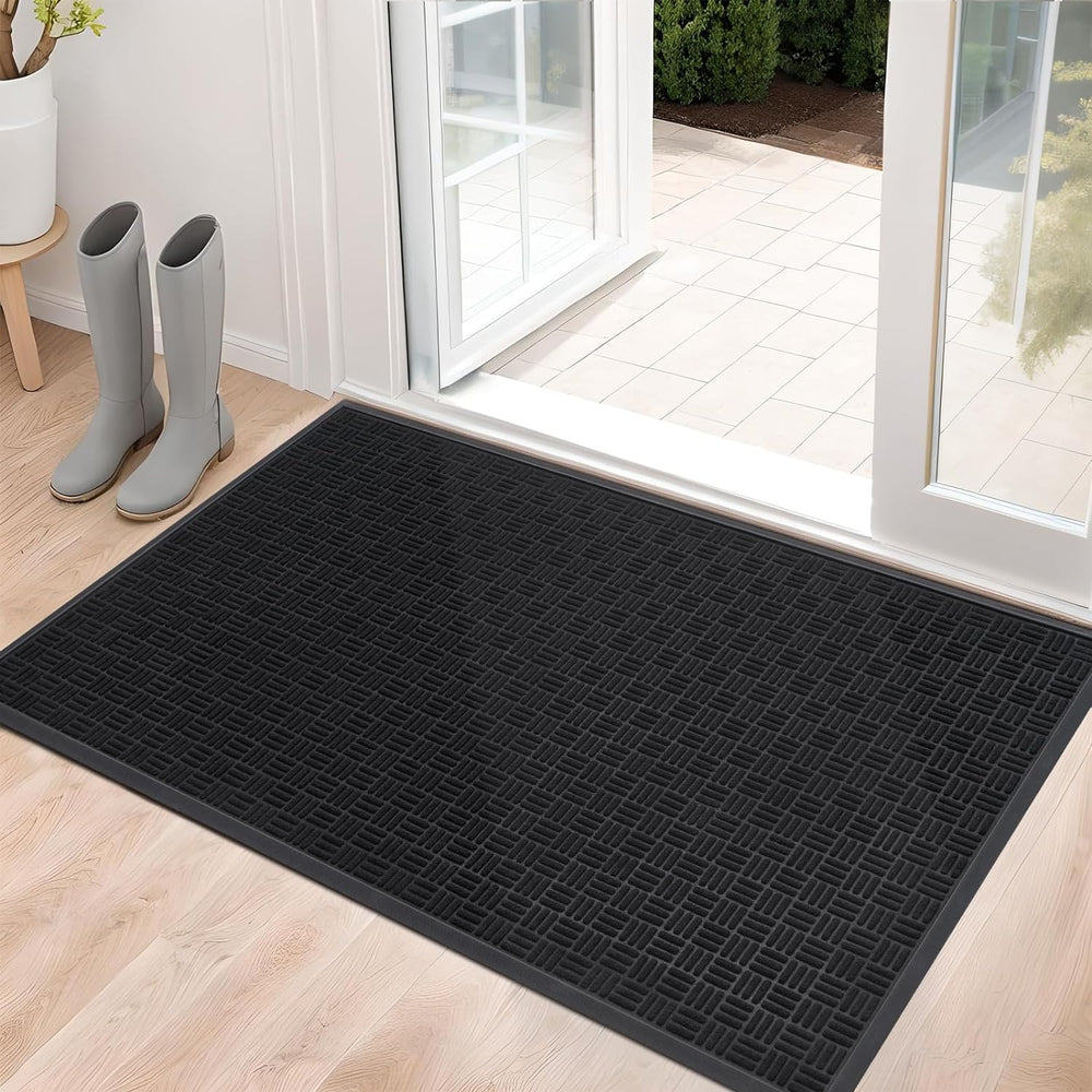Mibao Front Door Mat Outdoor Entrance, 61.5" x 36" Heavy Duty Welco...