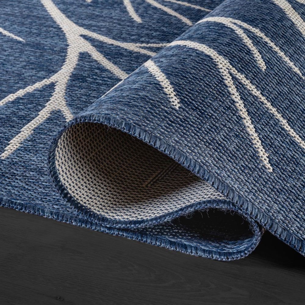 Washable Indoor Outdoor Rug 8x10 Modern Area Rugs Branch Pattern Non Shedding...