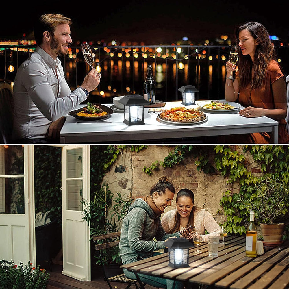 Greluna Solar Pathway Lights Outdoor,12 Pack Cool White 6000K Solar Lights,