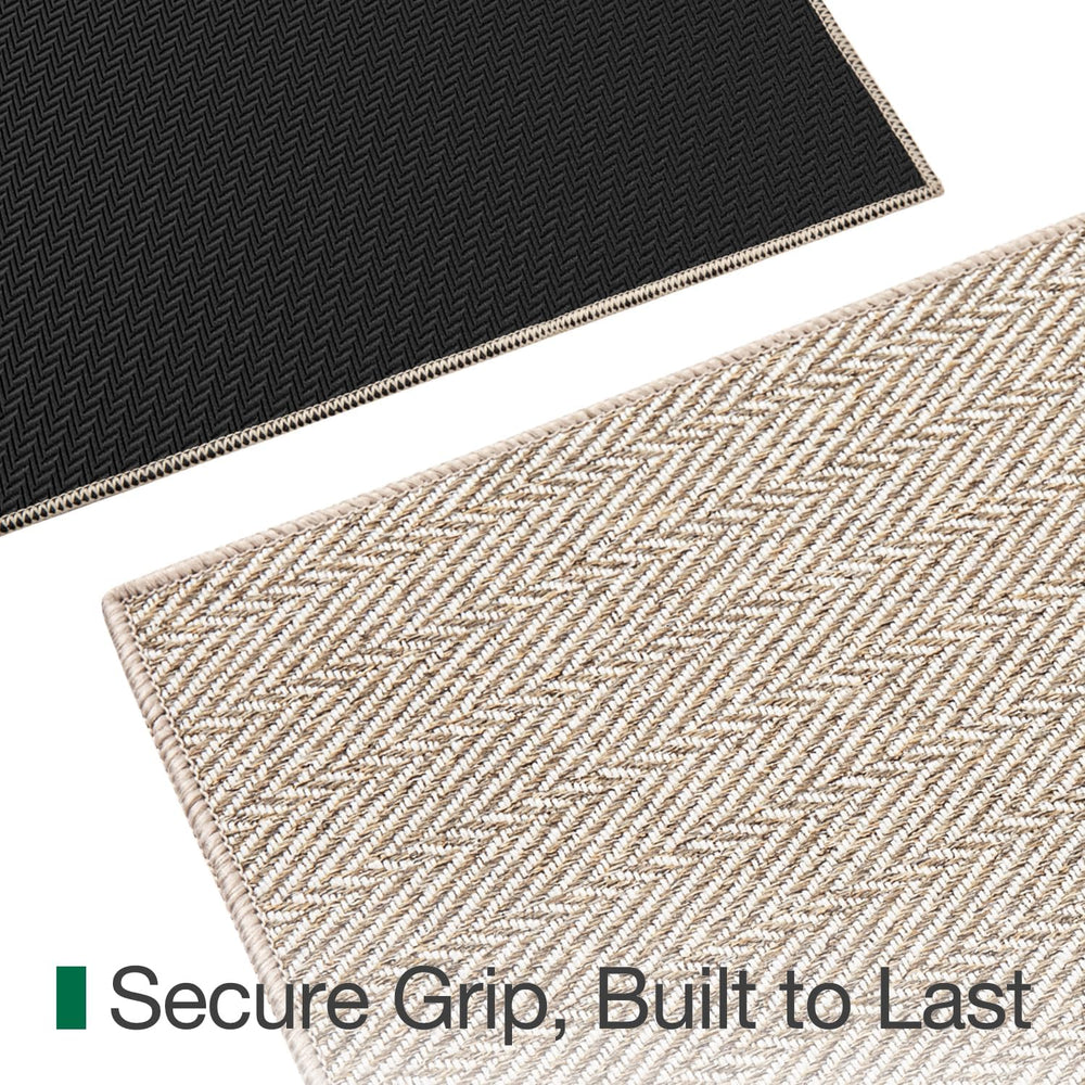 LUMI Ultra Thin Indoor Door Mat 24"x36", Entrance Doormat, Beige