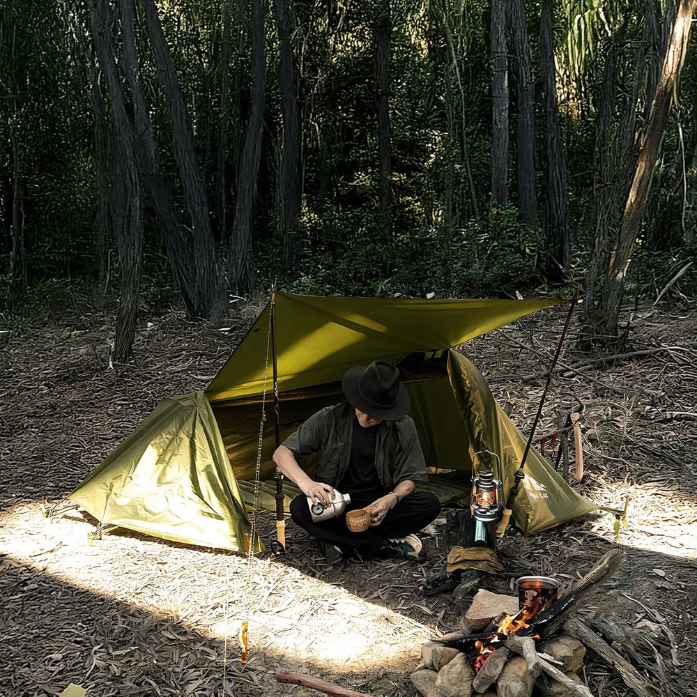 Night Cat Flat Lay Hammock Tent: Portable Lightweight Camping Hammock with Mo...