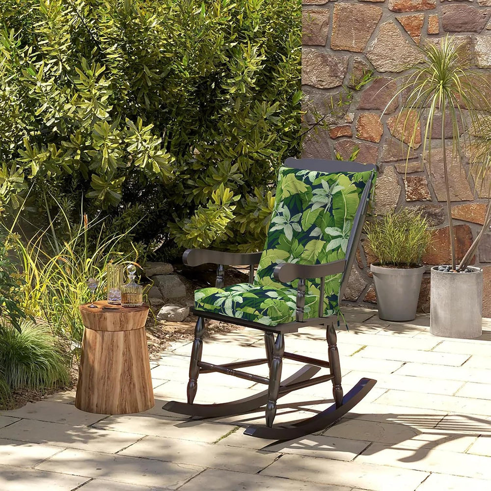 DYTXIII Set of 2 Rocking Chair Cushions for Outdoor/Indoor Use,Water Resistan...