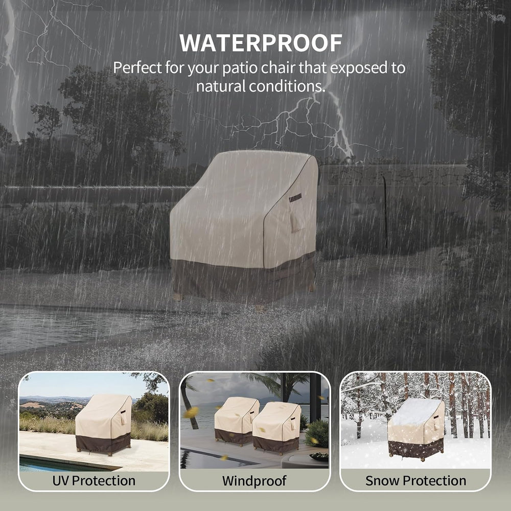 KylinLucky Outdoor Patio chair Covers 29 x 30 x 36 inch 2 Pack Waterproof
