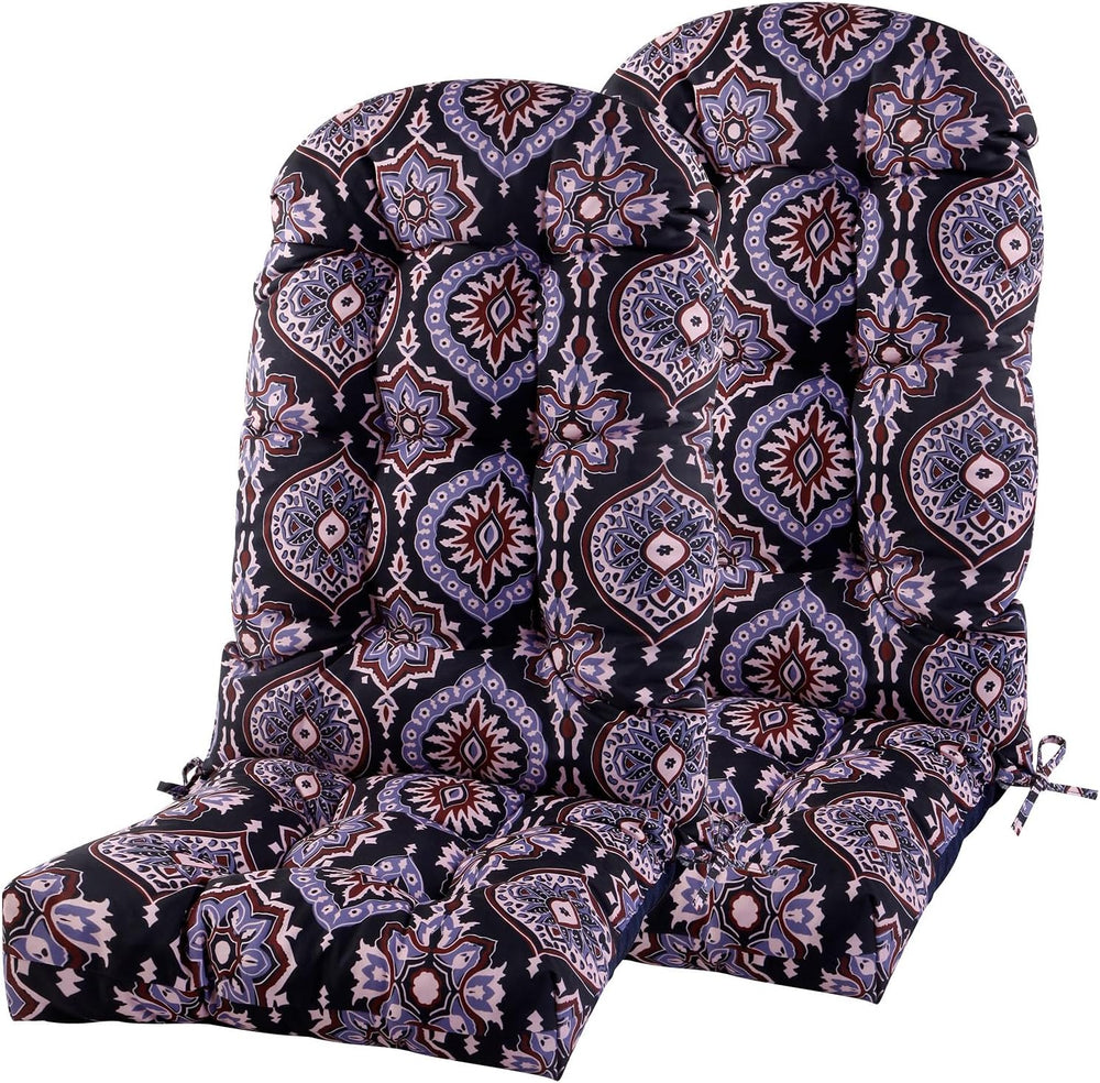 Adirondack Chair Cushions Set of 2, High Back Patio Chair Cushions 48 x 19.7 ...