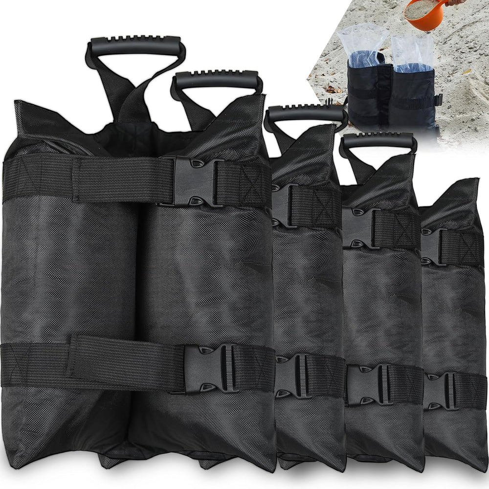Extra Large 240LBS Sand Bags for Canopy Wide Legs with Inner Plastic Bag
